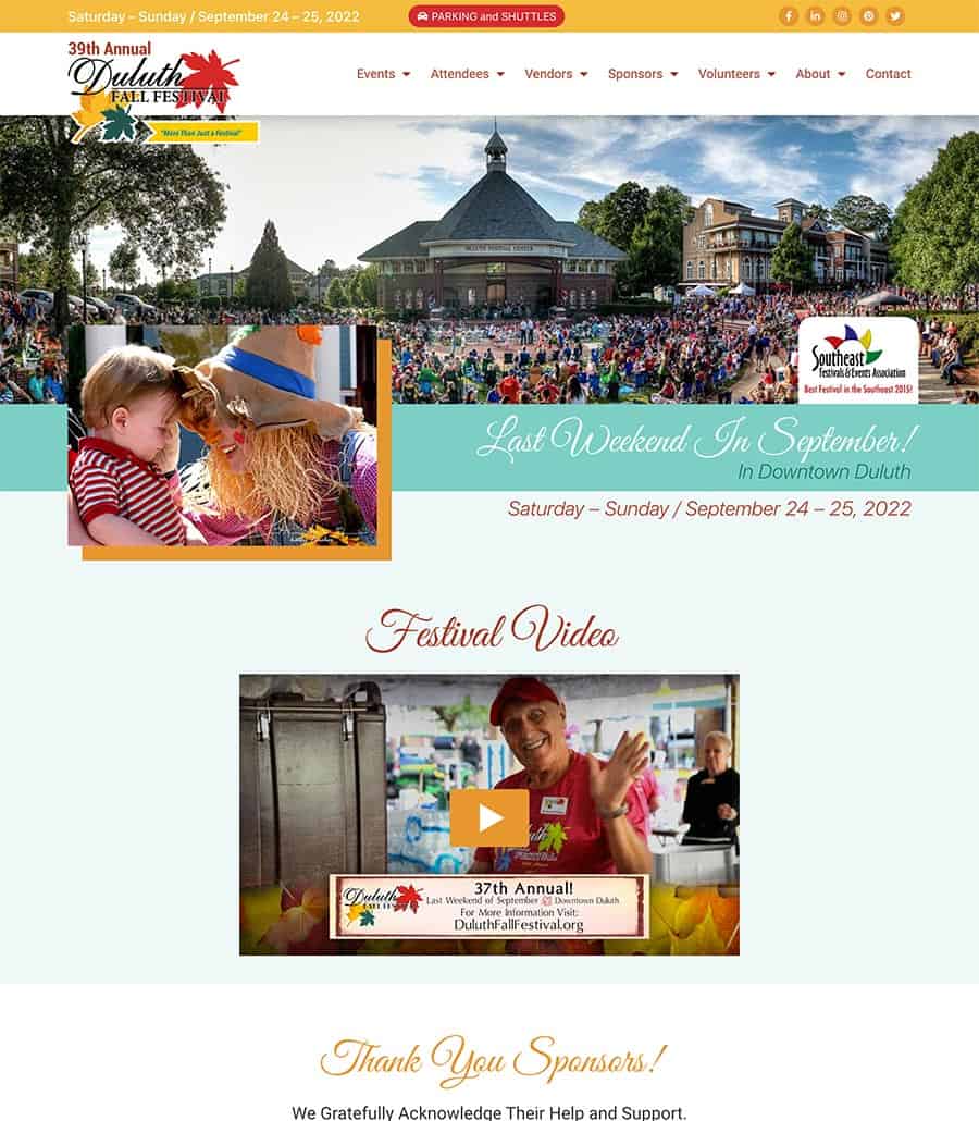 Duluth Fall Festival Homepage