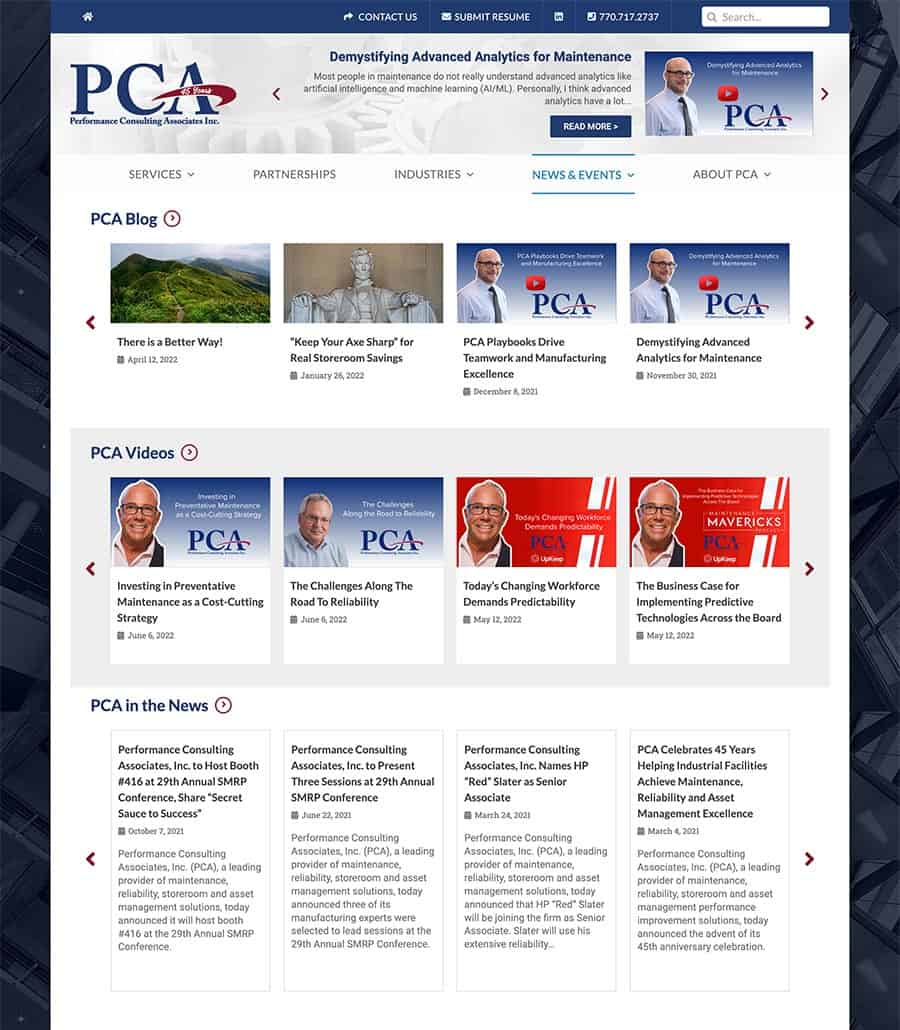 PCA News